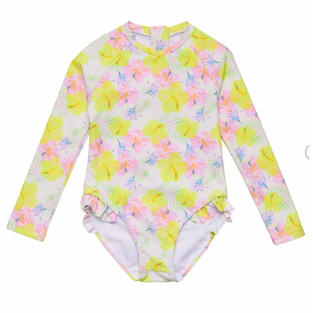 NEW SNAPPER ROCK kid's aloha vacay surf suit in green